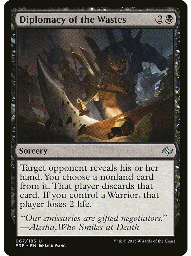 Diplomacy of the Wastes
