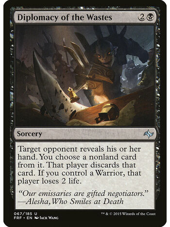 Diplomacy of the Wastes