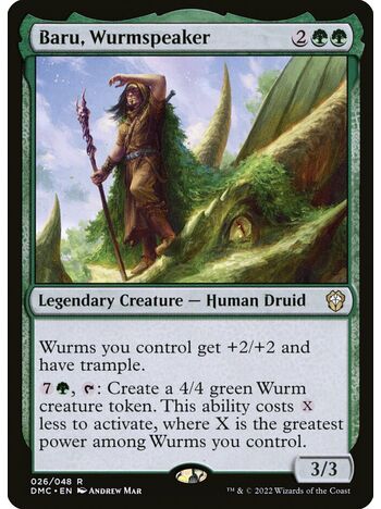 Baru, Wurmspeaker