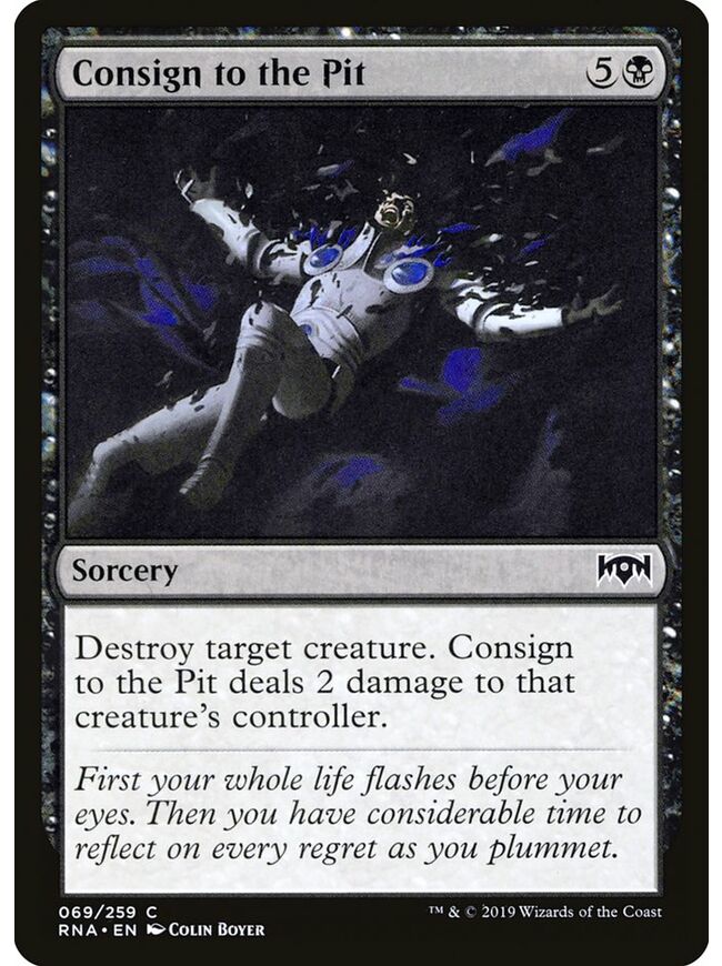 Consign to the Pit