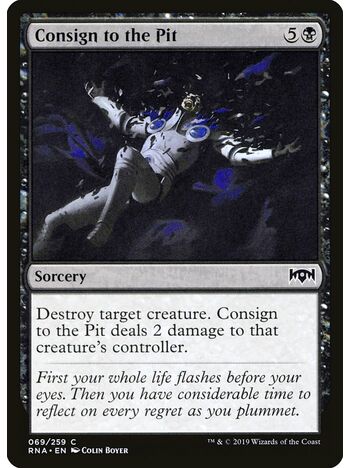 Consign to the Pit