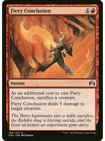 Fiery Conclusion