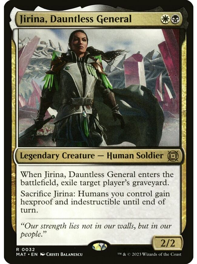 Jirina, Dauntless General