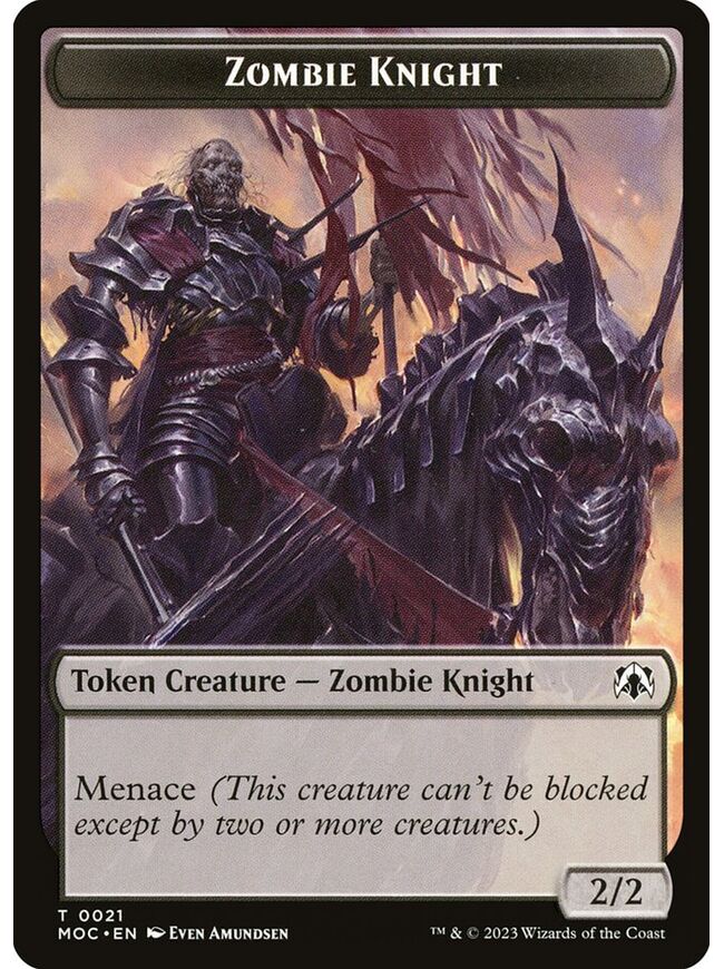 Zombie Knight Token