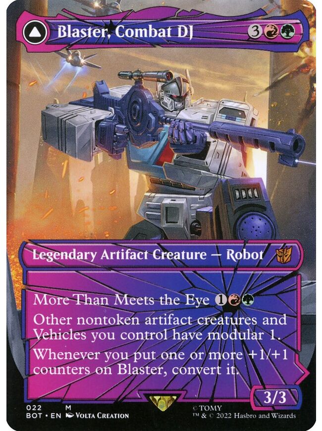 Blaster, Combat DJ // Blaster, Morale Booster