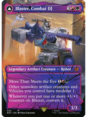 Blaster, Combat DJ // Blaster, Morale Booster