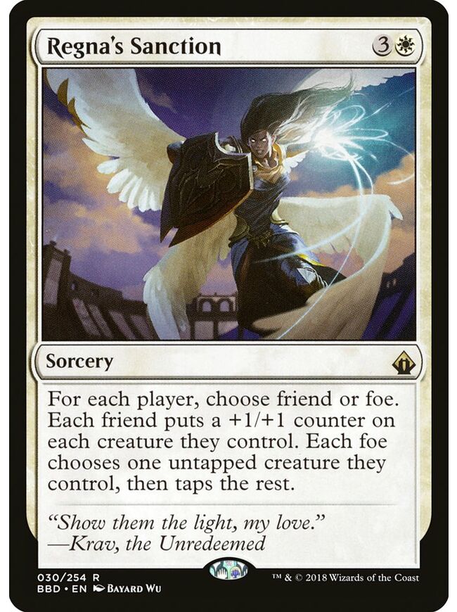 Regna's Sanction
