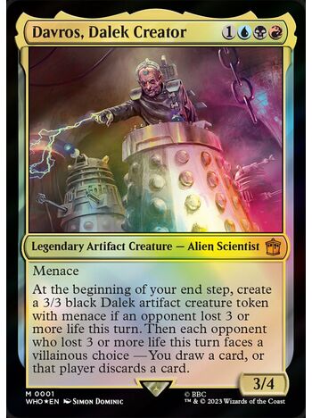 Davros, Dalek Creator