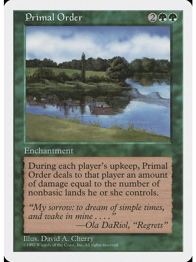 Primal Order