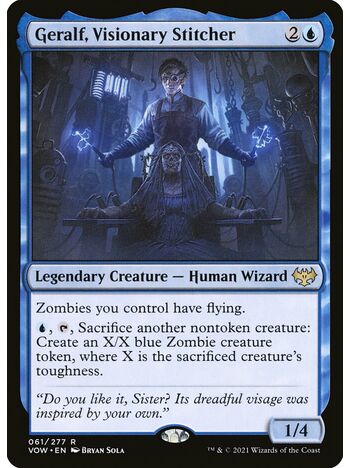 Geralf, Visionary Stitcher