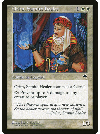 Orim, Samite Healer