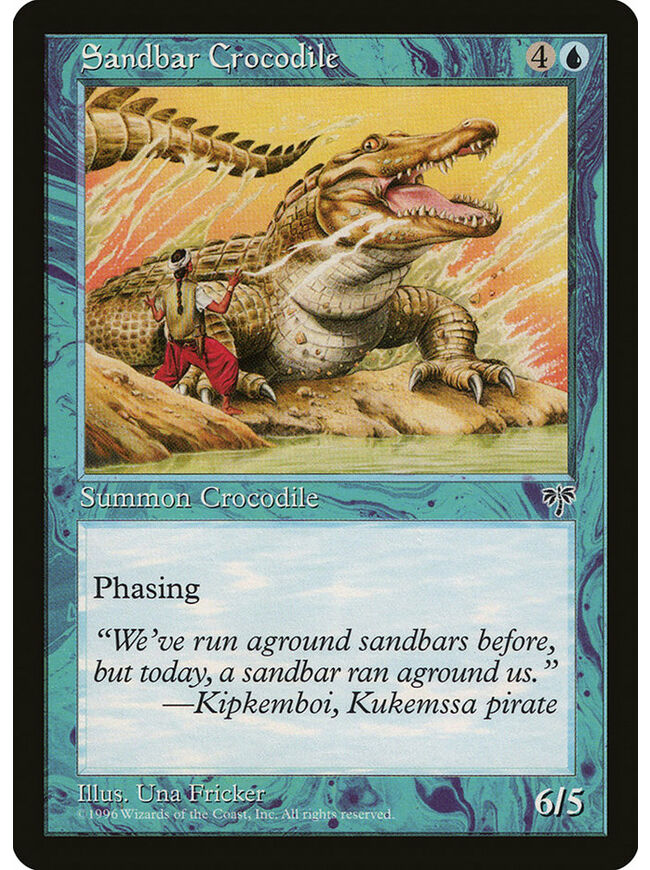 Sandbar Crocodile