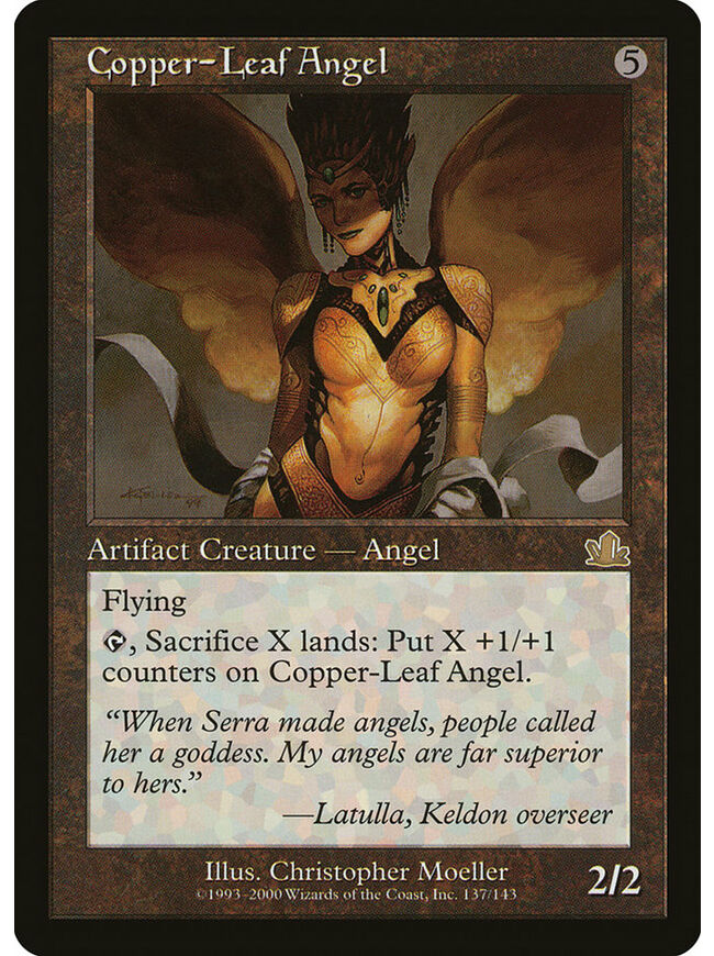 Copper-Leaf Angel