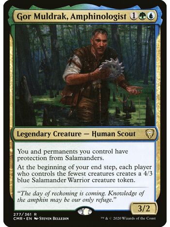Gor Muldrak, Amphinologist