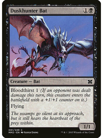 Duskhunter Bat