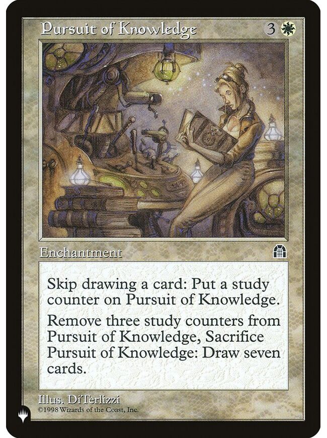 Pursuit of Knowledge