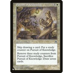 Pursuit of Knowledge