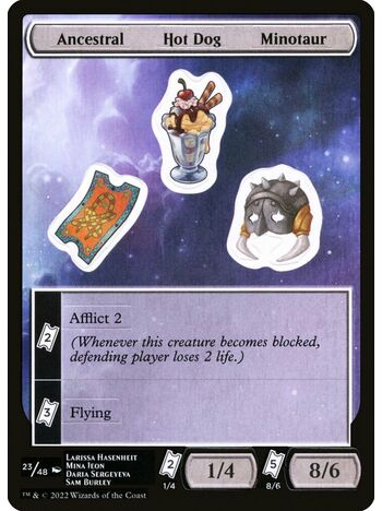 Ancestral Hot Dog Minotaur