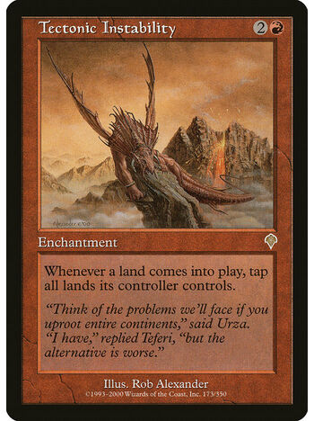 Tectonic Instability