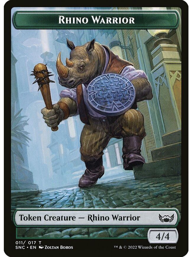 Rhino Warrior Token