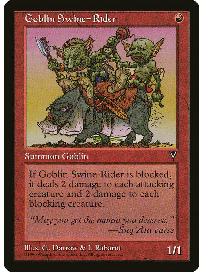 Goblin Swine-Rider