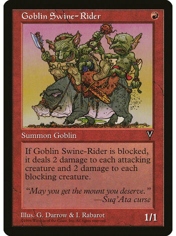 Goblin Swine-Rider