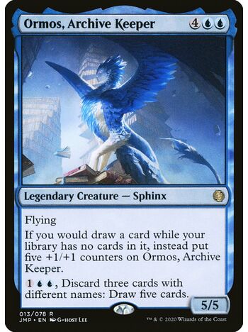 Ormos, Archive Keeper