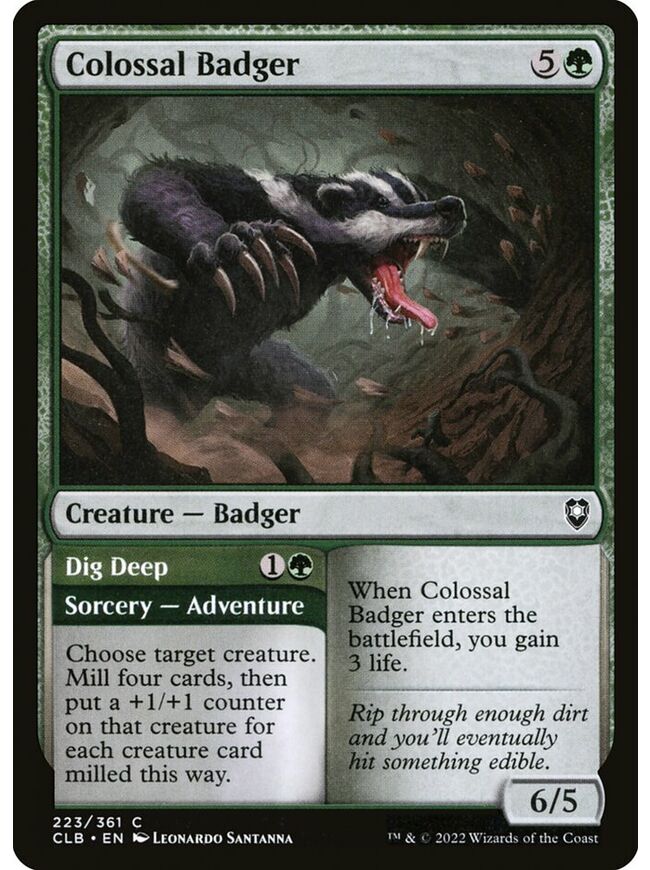 Colossal Badger // Dig Deep