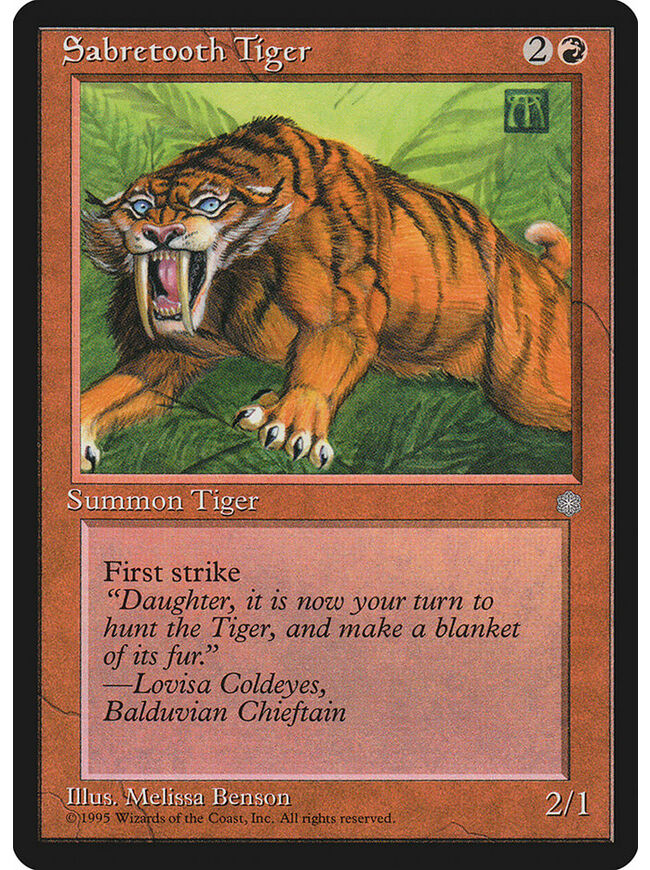 Sabretooth Tiger
