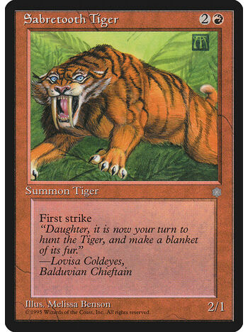 Sabretooth Tiger