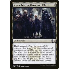 Assemble the Rank and Vile