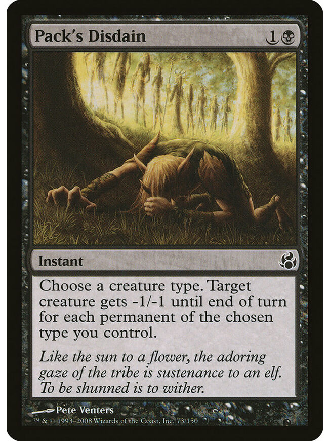 Pack's Disdain