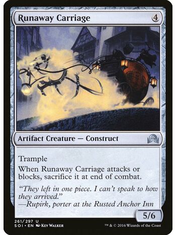 Runaway Carriage