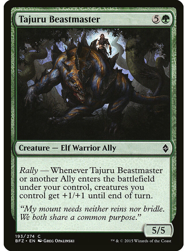 Tajuru Beastmaster