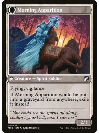 Mourning Patrol // Morning Apparition