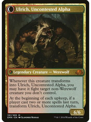 Ulrich of the Krallenhorde // Ulrich, Uncontested Alpha