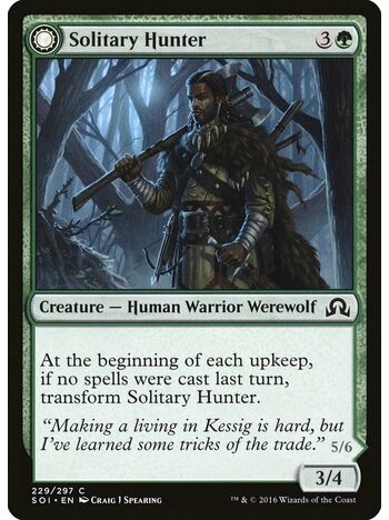 Solitary Hunter // One of the Pack