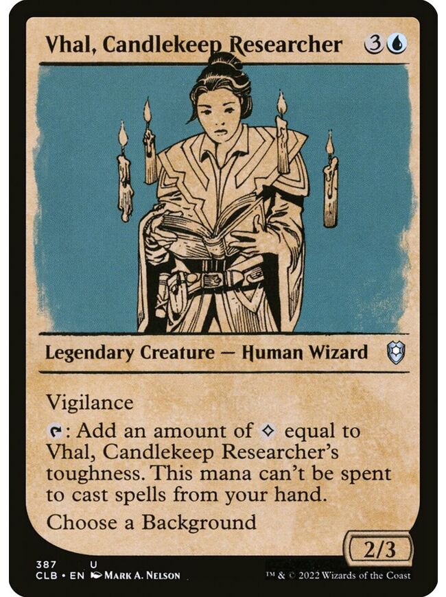 Vhal, Candlekeep Researcher