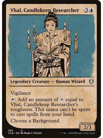 Vhal, Candlekeep Researcher
