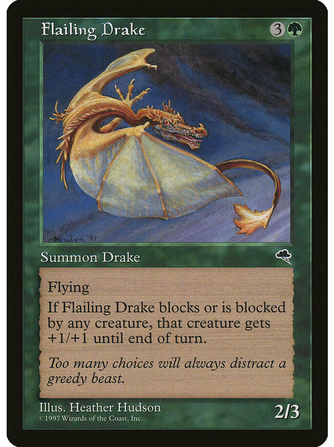 Flailing Drake