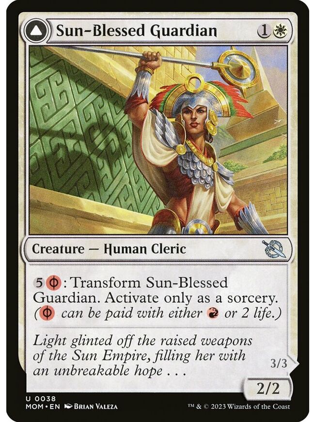 Sun-Blessed Guardian // Furnace-Blessed Conqueror