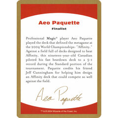 Aeo Paquette Bio