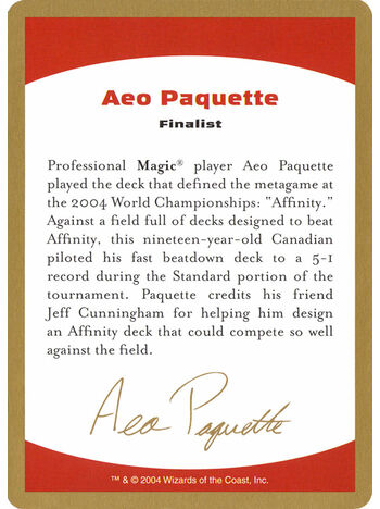 Aeo Paquette Bio