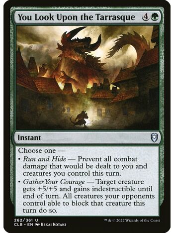 You Look Upon the Tarrasque