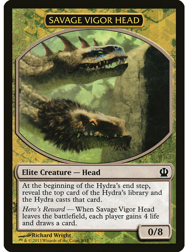 Savage Vigor Head Token