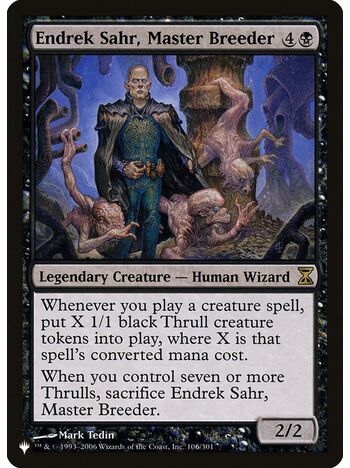Endrek Sahr, Master Breeder