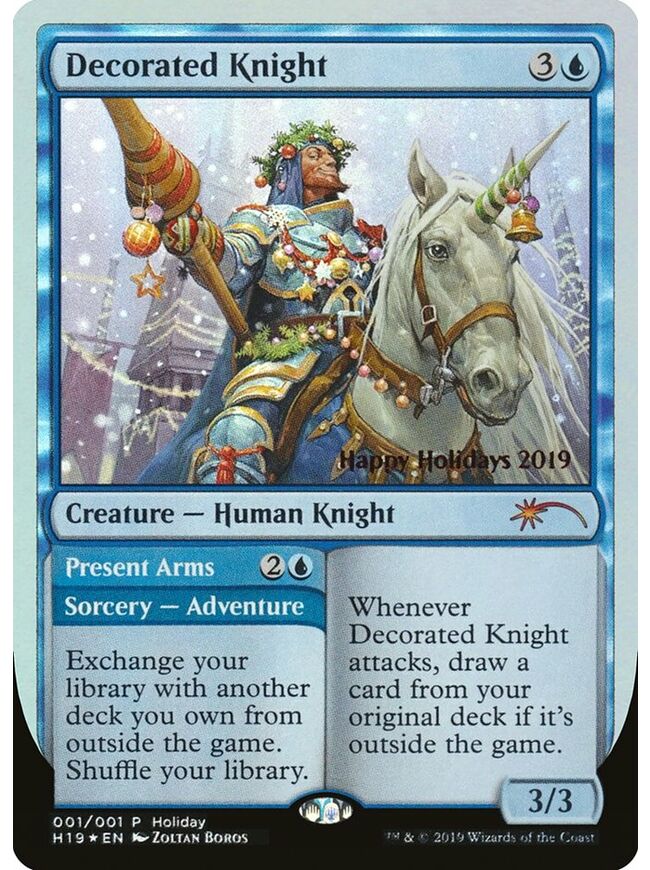 Decorated Knight // Present Arms