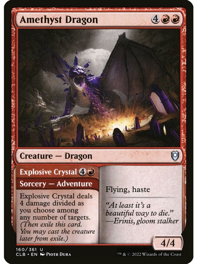 Amethyst Dragon // Explosive Crystal