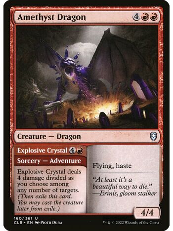 Amethyst Dragon // Explosive Crystal