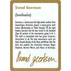 Svend Geertsen Bio